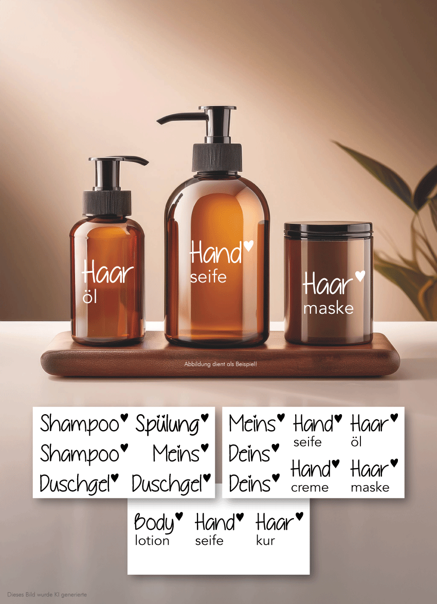 Deko - Aufkleber "Haushaltsaufkleber"