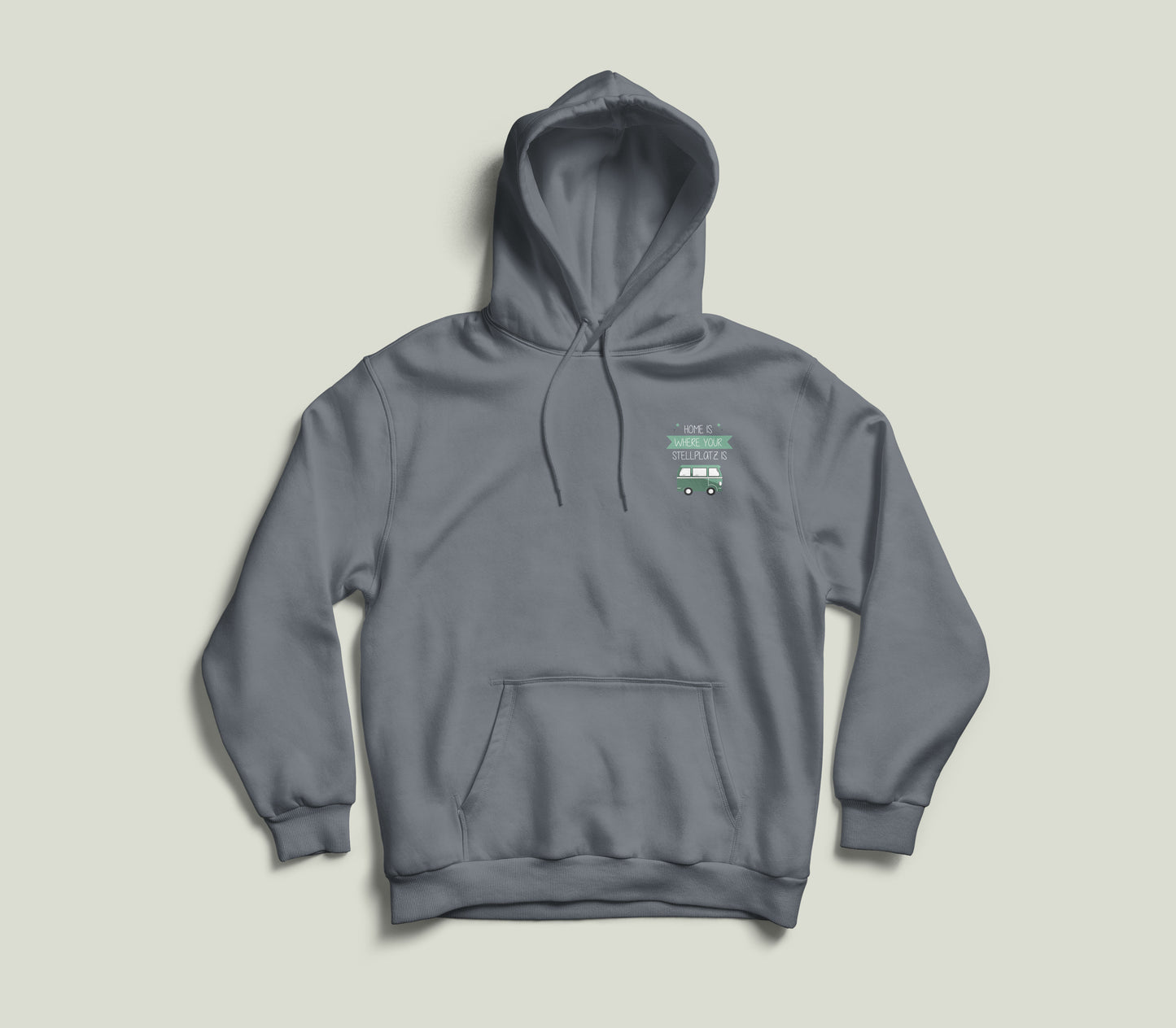 Hoodie "Home is where your Stellplatz is"