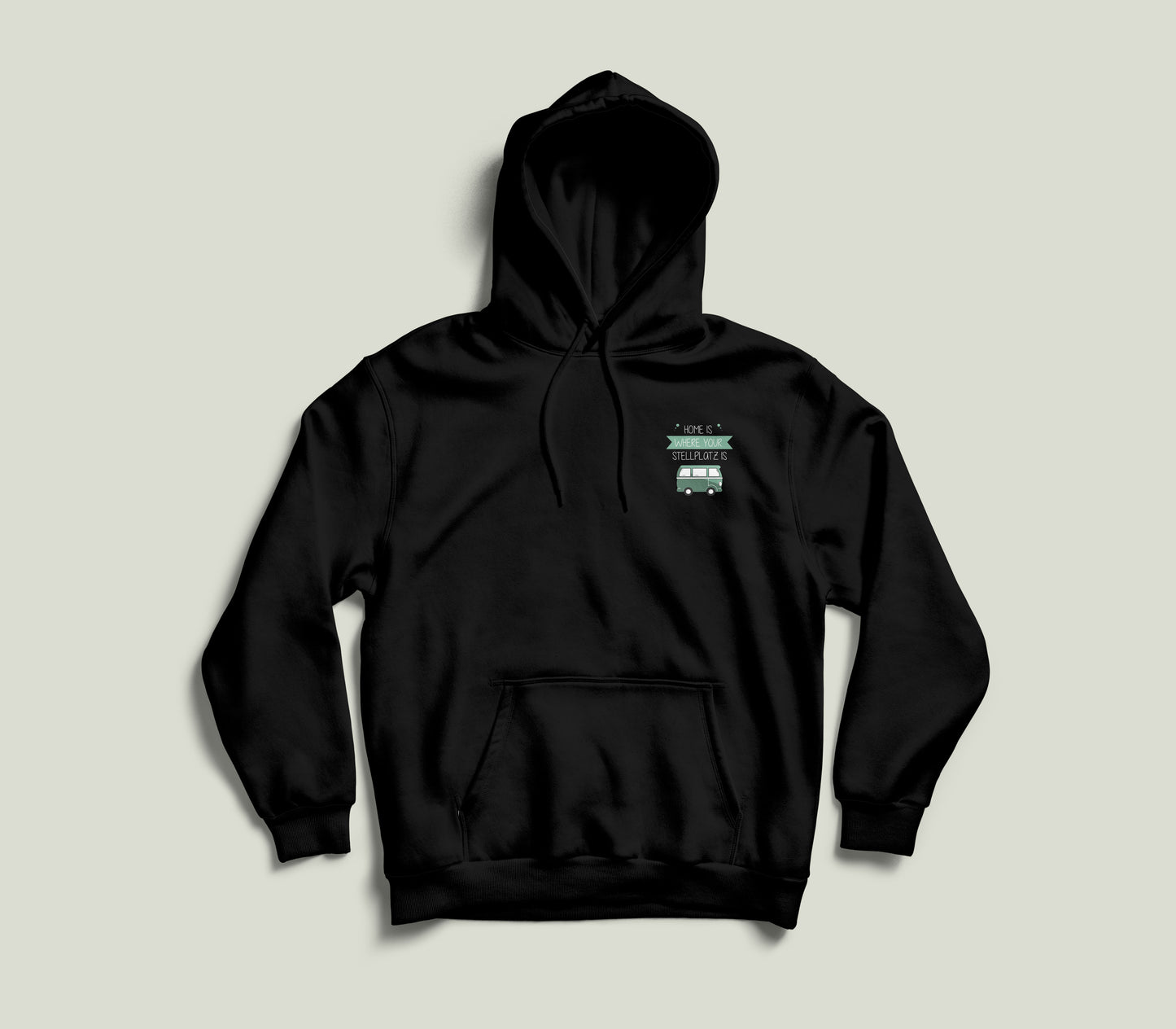 Hoodie "Home is where your Stellplatz is"