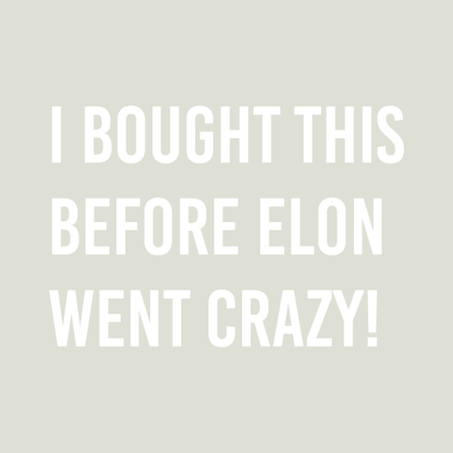 Auto - Aufkleber "Elon went crazy"