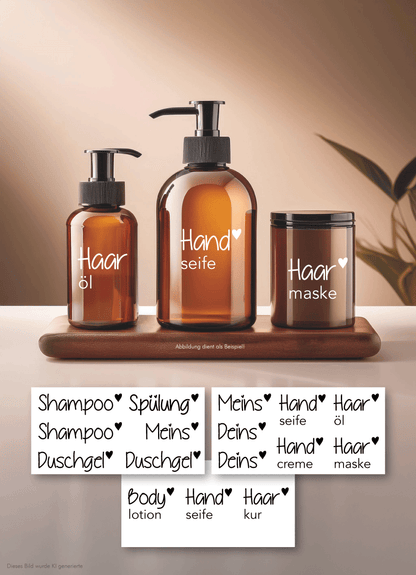 Deko - Aufkleber "Haushaltsaufkleber"