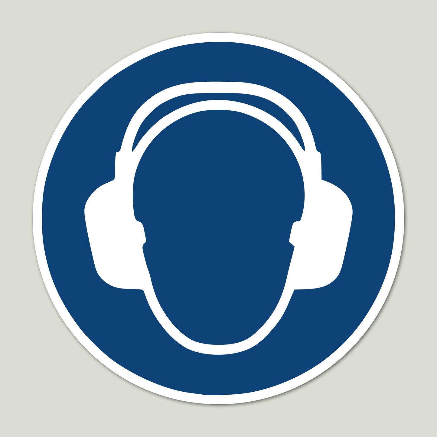 Aufkleber "Gehörschutz benutzen" - 9 Stück