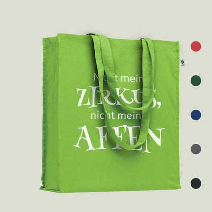 Einkaufstasche „Nicht mein Zirkus, nicht meine Affen“ – humorvoll & nachhaltig