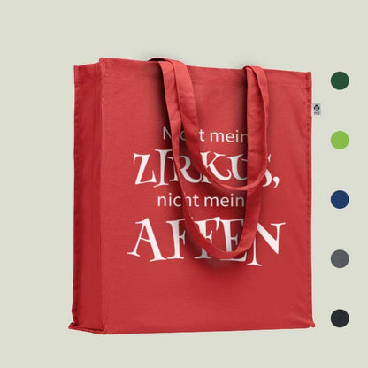 Einkaufstasche „Nicht mein Zirkus, nicht meine Affen“ – humorvoll & nachhaltig