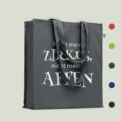 Einkaufstasche „Nicht mein Zirkus, nicht meine Affen“ – humorvoll & nachhaltig