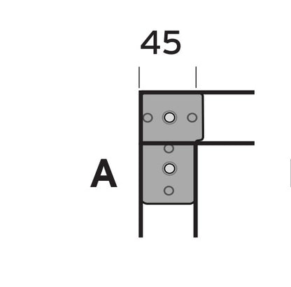 Expolinc - Classic Frame - Verbinder Typ A 90°